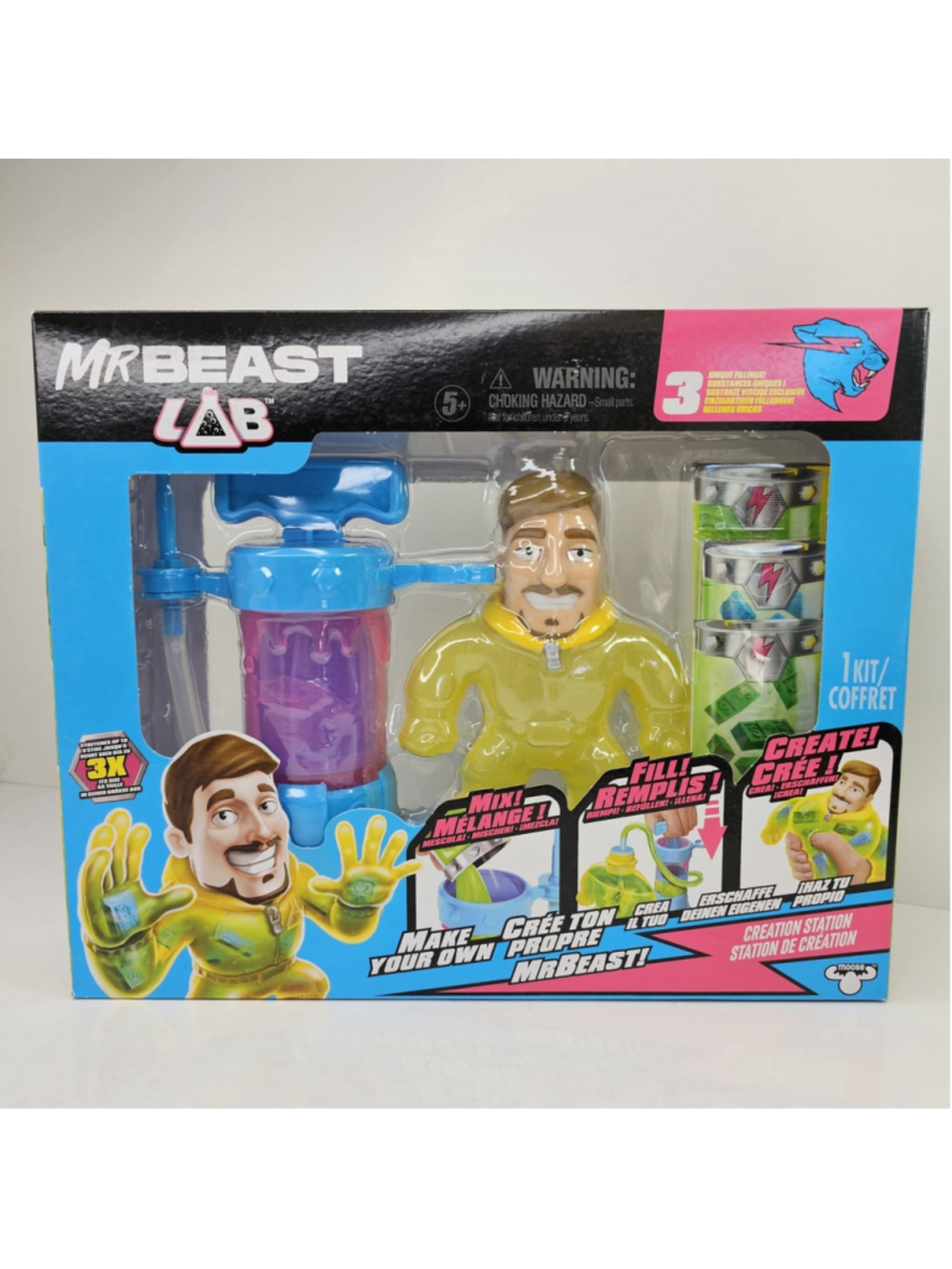 SEALED MrBeast Lab Creation Station: Plastic TV & Movie Action Figure NEW